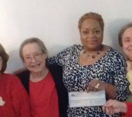 Dale Cooper Of LCCVB Presents A Check To Chapter, March 2019